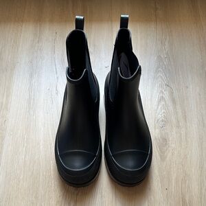 INC International Concepts Black Winter & Rain Boots